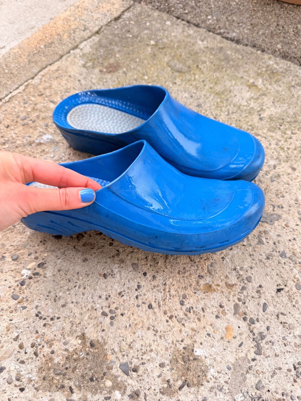 Scarpe da uomo: Operation sall Schuhe , hellblau, Gr. 43/44, neuwertig – Usato da Dotzigen venduto da White_Warrior