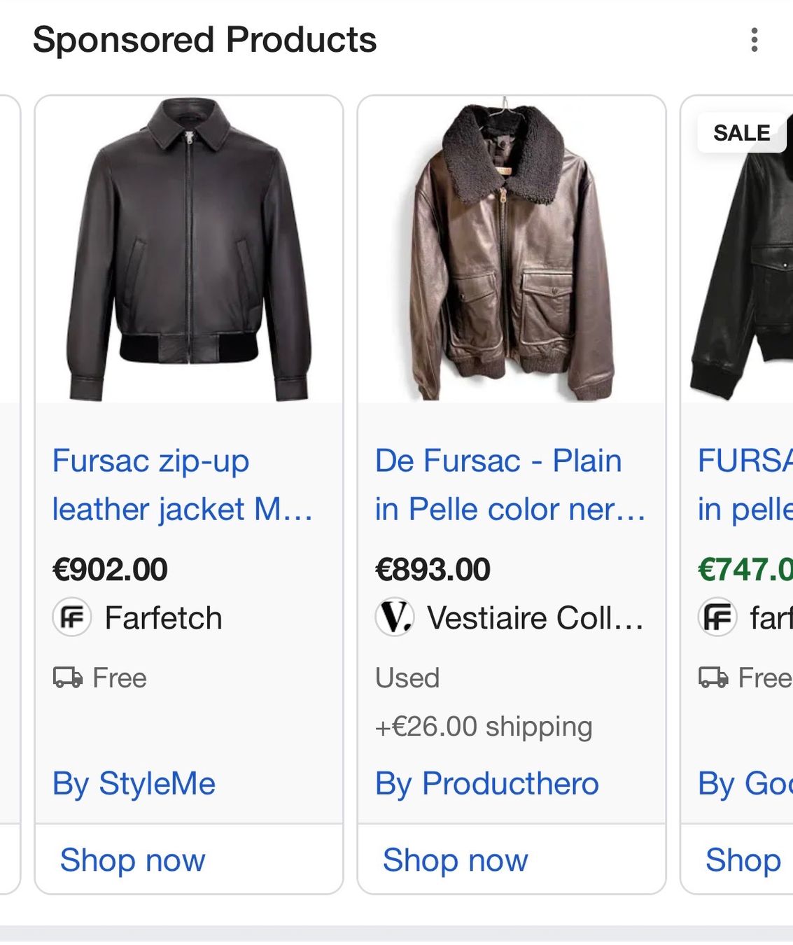 Giacche: Fursac - Leather Bomber Jacket - M – Nuovo (secondo la descrizione) da Collonge-Bellerive venduto da Nexa 7