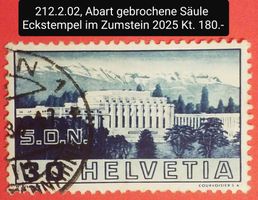 3531A) 212.2.02, Abart gebrochene Säule Rundstempel Kt. 180
