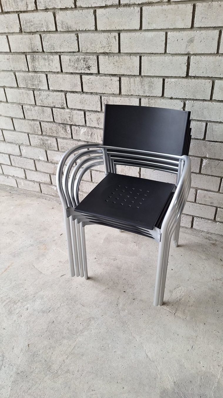 Sedie: 4 Aluminiumstühle Breeze Design Bartoli – Nuovo (secondo la descrizione) da Zwingen venduto da fischli1504 7