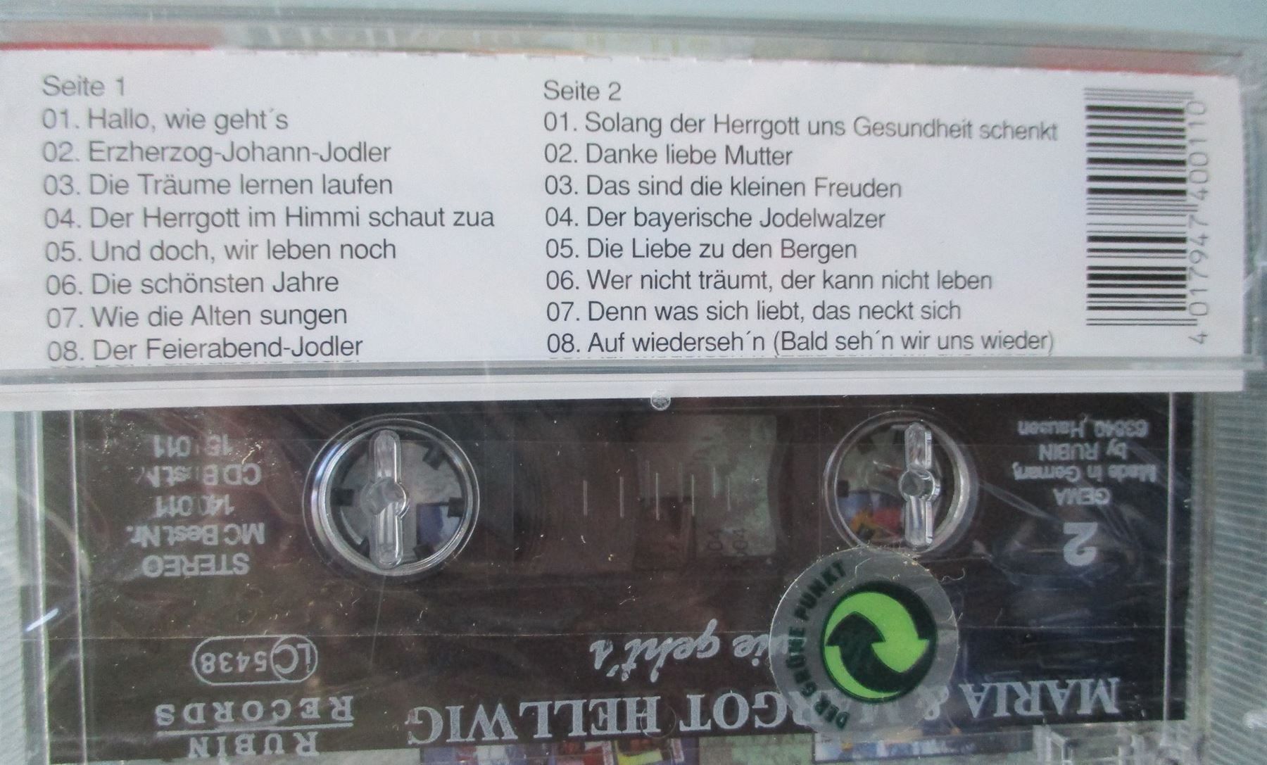 Musicassette: MC Maria & Margot Hellwig – Nuovo e nell'imballaggio originale da Flumenthal venduto da novbra 1