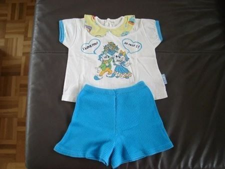 T-Shirt & kurze hösli für 24Mt.