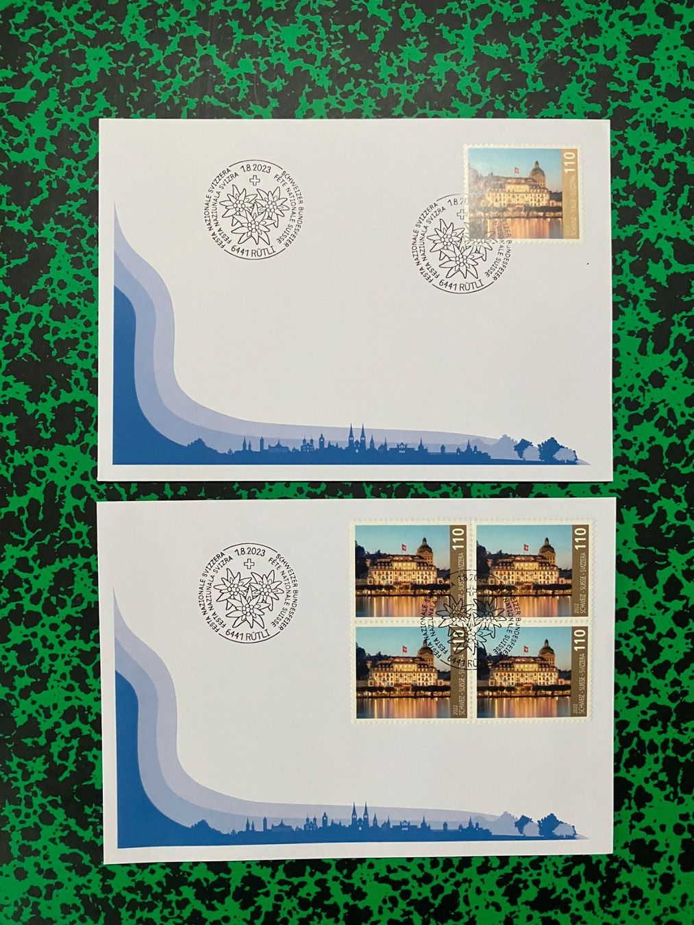 Buste & buste per spedizione: Hotel Briefmarken auf Brief – Nuovo (secondo la descrizione) da Menzingen venduto da Wlukas