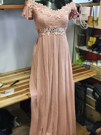 Elegantes Abendkleid / Abschlusskleid mit Spitze (A92)