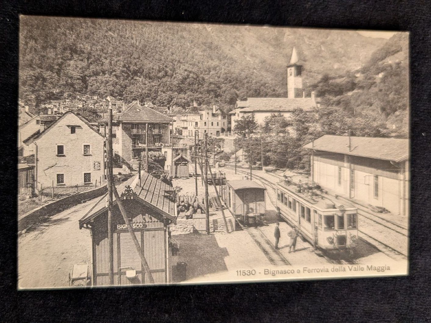 Ansichtskarten: Ansichtskarte Bignasco Ferrovia Valle Maggia – Gebraucht aus Mönchaltorf von Blechfreund