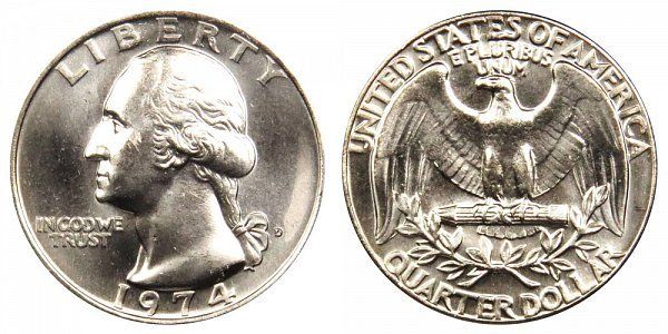 Tutti le monete: US-Quarter 1974 D – Usato da Kriens venduto da TSCH1