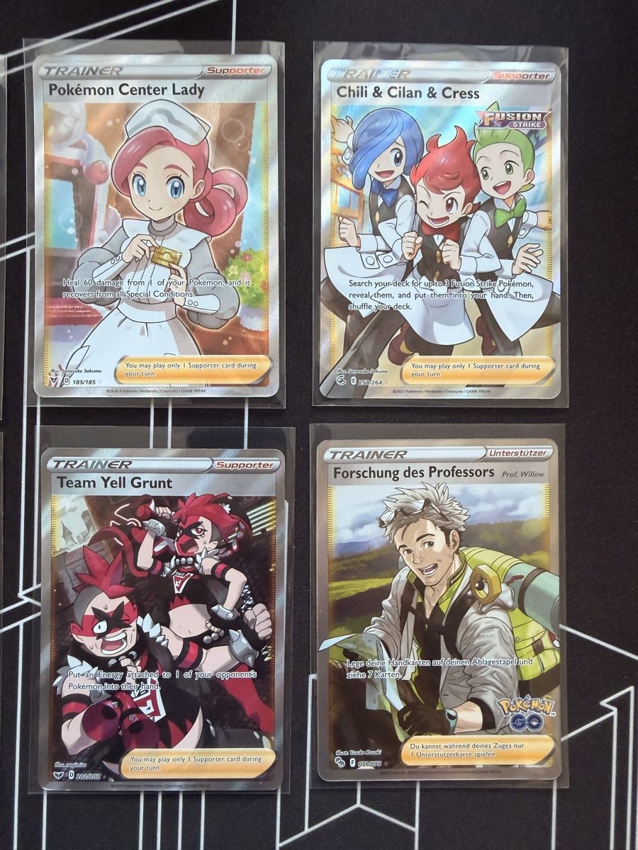 Pokémon Cartes à collectionner: Pokemon Trainer-Karten -6 Karten im Set – Neuf (Voir description) à Buttisholz par paru74 2