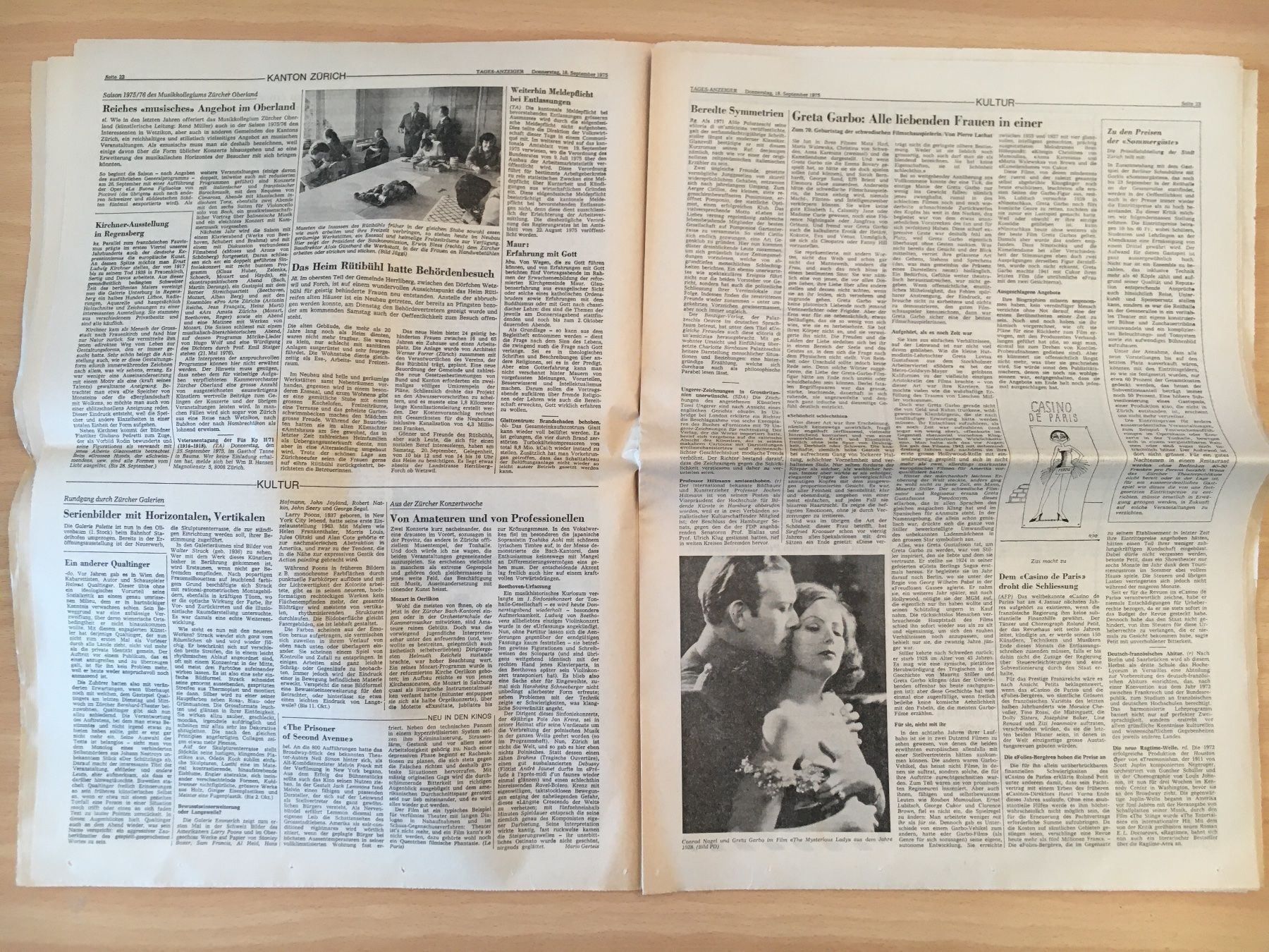 Zeitschriften & Magazine: Tagesanzeiger vom 18. September 1975 – Gebraucht aus Luzern von Jiggy_8898 5