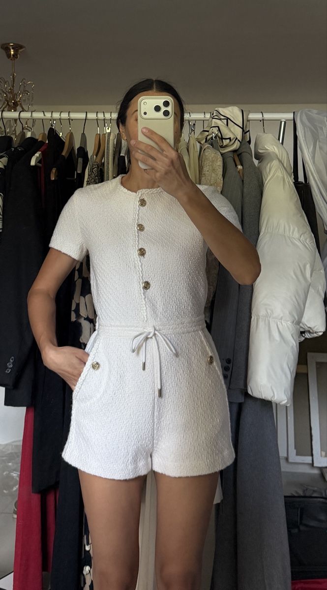 Maje Jumpsuits: Maje Jumpsuit Weiss Grösse 34  – Gebraucht aus Hofstetten SO von lok_5bdw