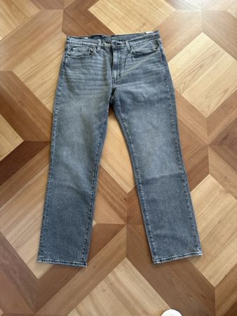 Levi’s 514 Straight Stretch Jeans W36 L32 Grau – Neu mit Eti