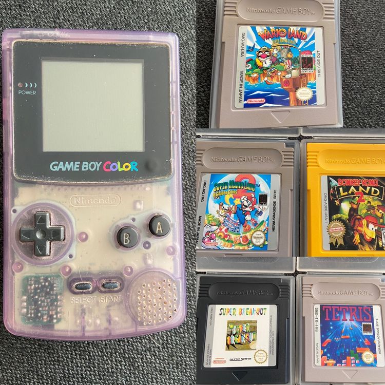 Game Boy Color mit 5 Spielen (Gebraucht) in Feuerthalen für CHF 98 ...