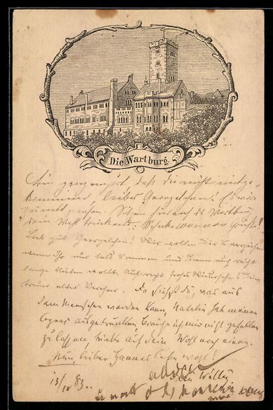 Ganzsachen: Vorläufer-Lithographie Ganzsache PP6 F1 – Gebraucht aus Berlin von bartko-reher