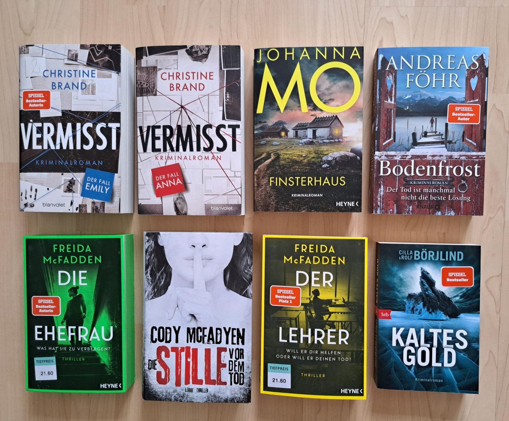 Libri: 8x Krimi Bücherpaket Romane – Usato da Basel venduto da Patiscat