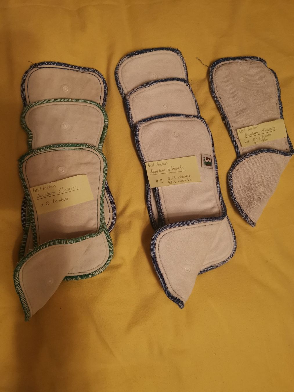 Secchi per pannolini & Pannolini: Lot varié de couches lavables – Usato da Cordast venduto da Kimojp 2