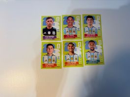 Panini Sticker WM 2026-Argentinien (6 Stück)