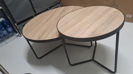 2x Couchtisch Set MELODY Hellbraun, Top Zustand!