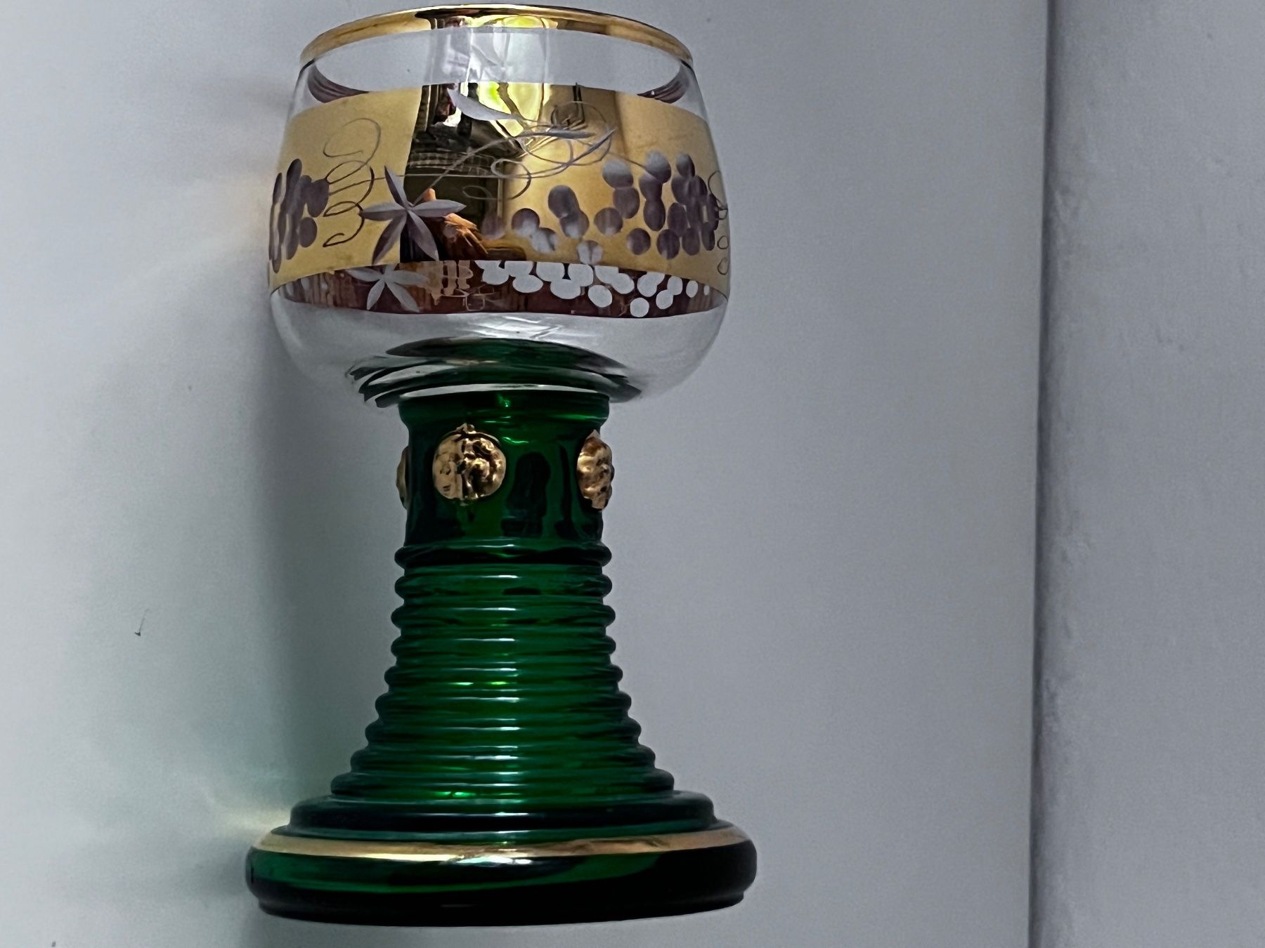 Gläser: Alte Römer Weinglas 12 cm, 0,1 L – Gebraucht aus Möhlin von mil_h55x 1