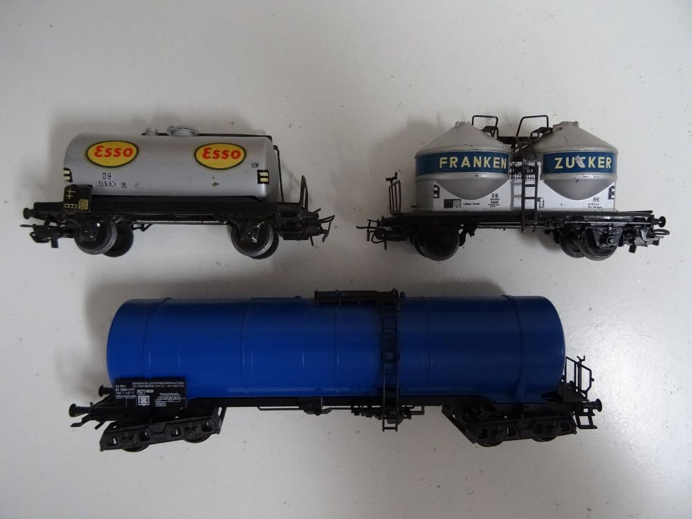 Märklin H0 - Vagón de mercancías - 6 vagones cisterna de