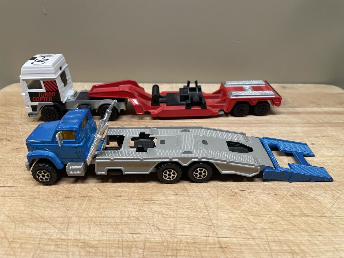 Majorette Giocattoli: 2x Majorette LKW – Usato da Frauenfeld venduto da Challenger77 3
