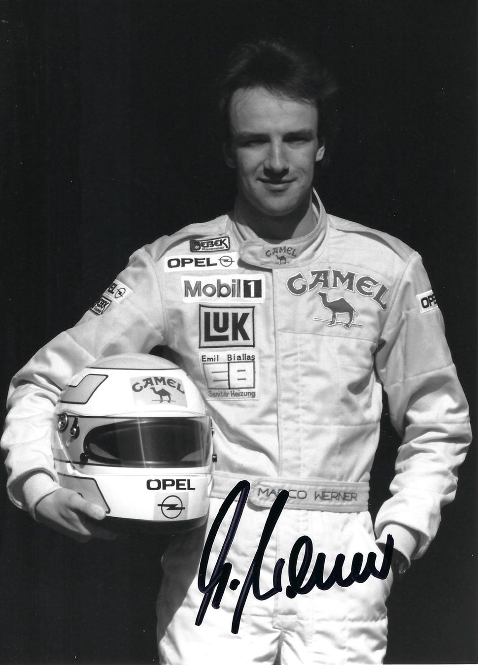 Autografi: Pressefoto; Marco Werner, Deutsche Formel 3 – Usato da Aarburg venduto da Hktm