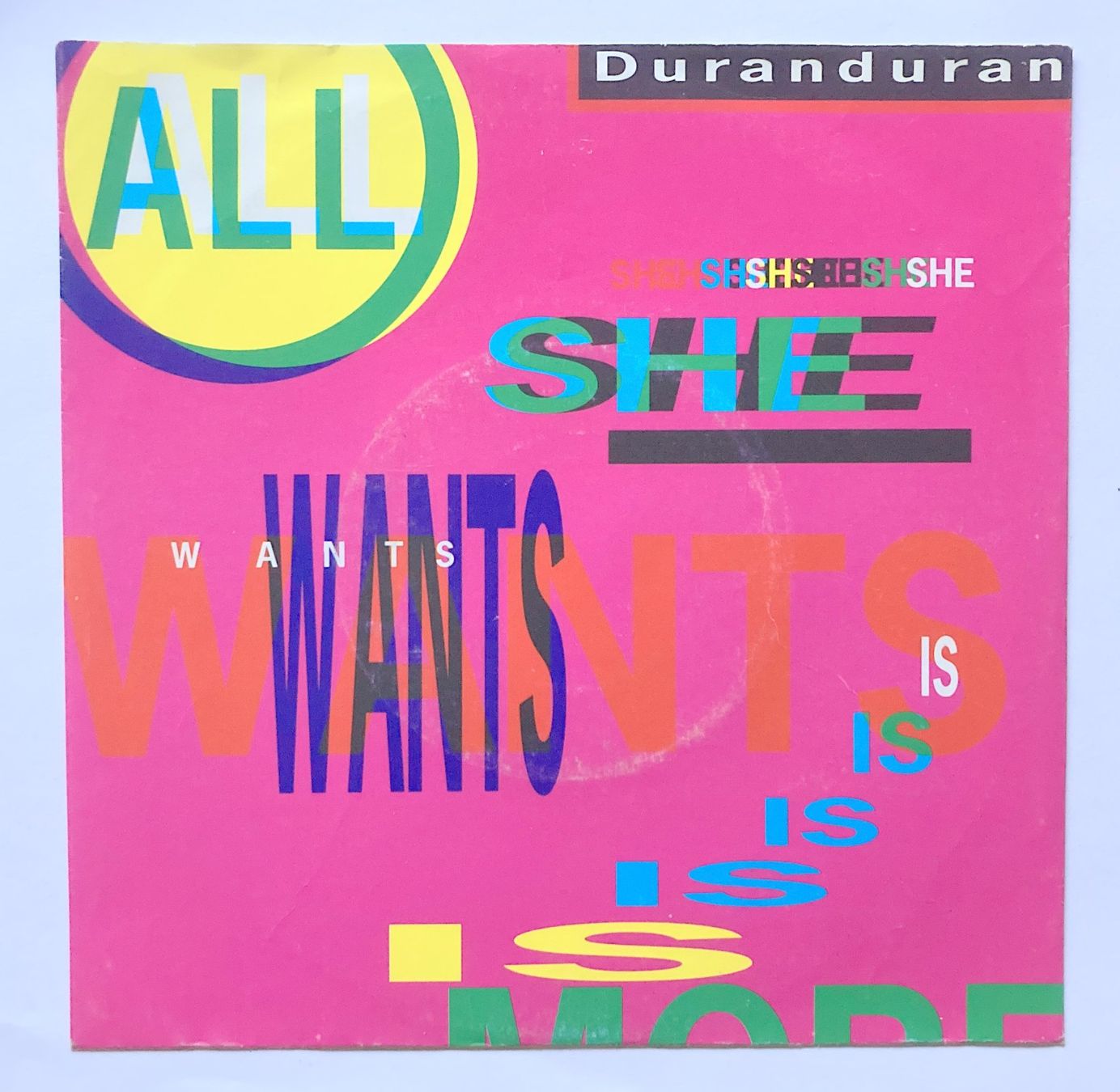 Vinyles: DURAN DURAN - ALL SHE WANT IS – D'occasion à Bottens par hotter-than-hell