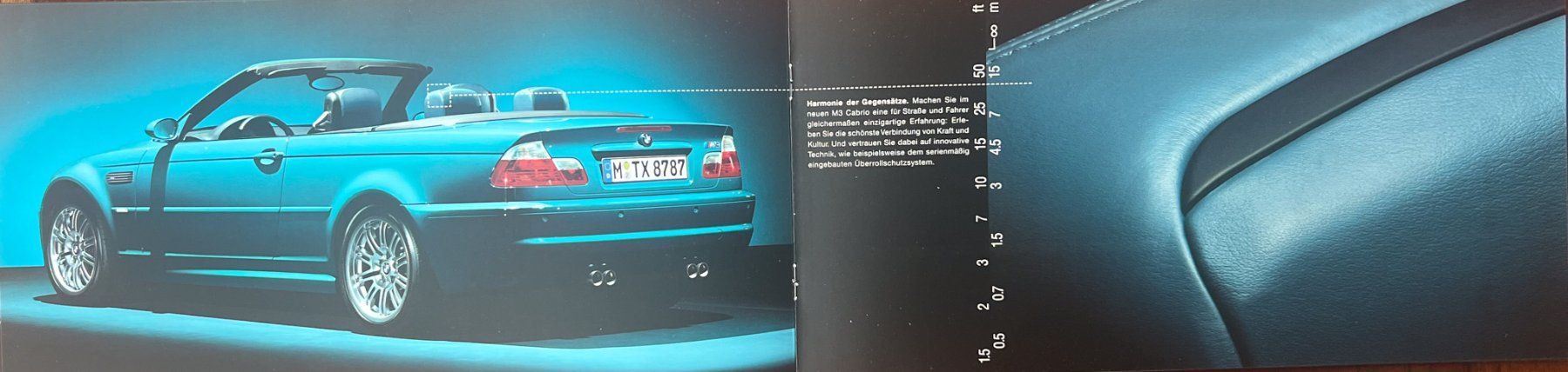 BMW Dokumente: ORIGINAL PROSPEKT | 3ER-BMW M3 CABRIO - TYP E46 | AB 01.2001 – Gebraucht aus Unterägeri von Isha04 4