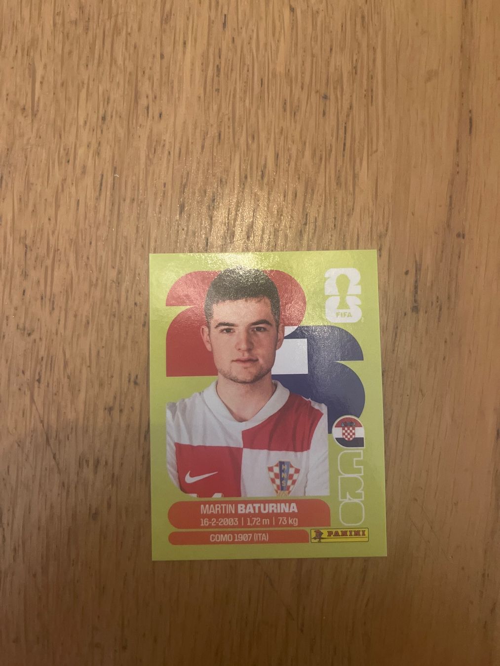 Panini Carte collezionabili: CRO:11 Panini Sticker Wm 2026 – Usato da Biel/Bienne venduto da RahelOpp