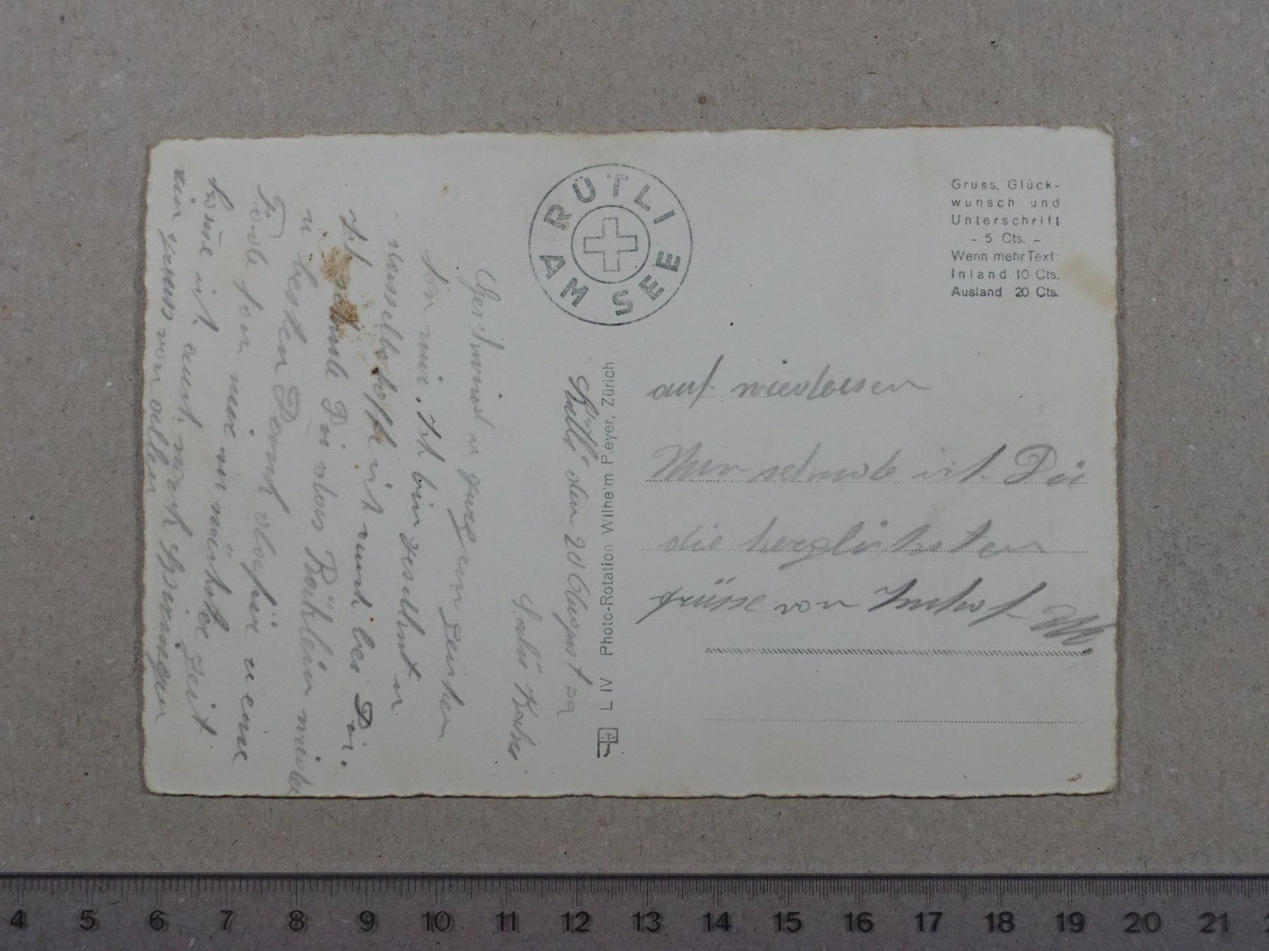 Cartes postales: Rütli, Rütlistube – D'occasion à Lenzburg par fh1 1