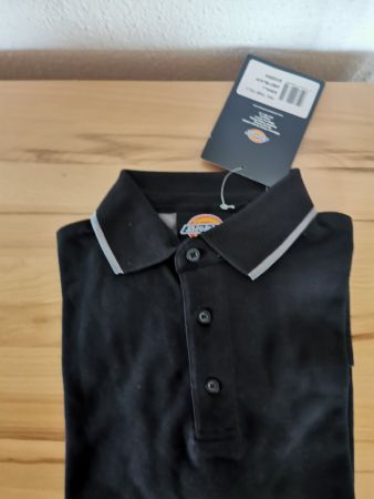 NEUES Two Tone Polo-Shirt Dickies, Gr. S, grey/black