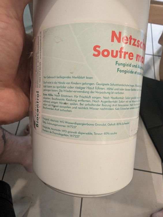 Prodotti di pulizia: Natural Fungicide and Acaricide - Souffre, Netzschwefel – Usato da Wittinsburg venduto da leo_prd9 1
