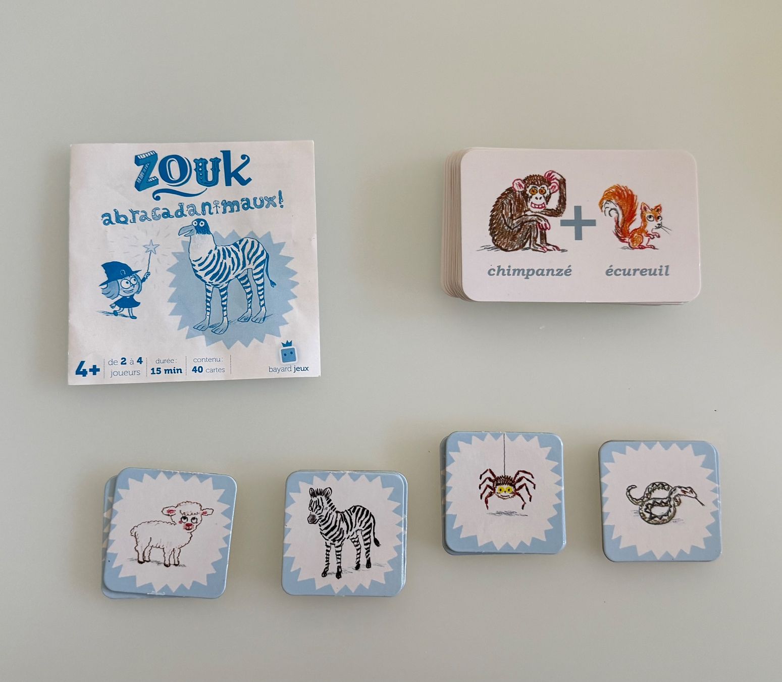 Spiele: Jeu Zouk Abracadanimaux – Gebraucht aus Denges von peumens 2
