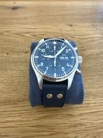 IWC Pilot 43 mm Fliegeruhr Chronograph blaues Zifferblatt