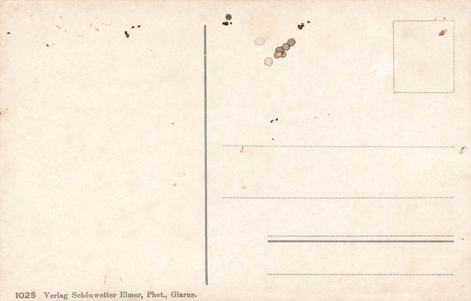 Cartoline postali: Glarus Bahnhof vom Volksgarten – Usato da Biasca venduto da Blenio71 1
