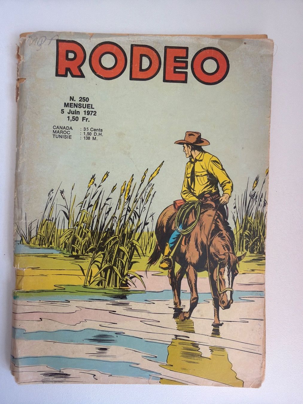 Comics: TEX Rodeo  250 de 1972 – Gebraucht aus Fribourg von J334455