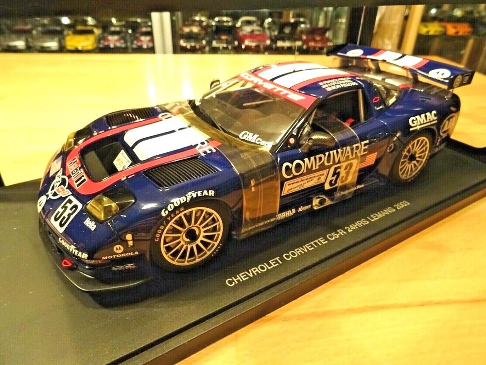 Corvette C5-R Le Mans 2003 Nr. 53 Autoart 1:18 | Kaufen auf Ricardo