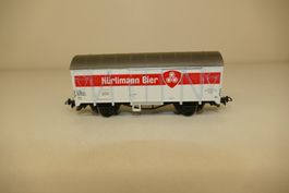 Liliput H0: SBB Güterwagen Hürlimann Bier
