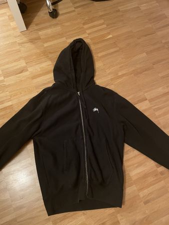 Stüssy Zip Hoodie Schwarz - Grösse L