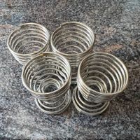 4 x Eierbecher aus Metall