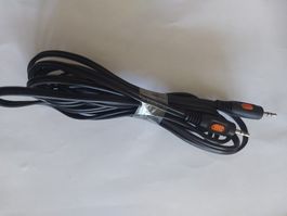 Audiokabel 3.5mm Klinke schwarz gebraucht funktional