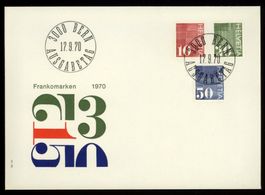 1970, FDC, Ziffermarken (Nr. 483–485)