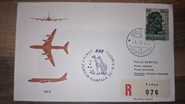 Swissair Zürich - Kampala 04.04.1965