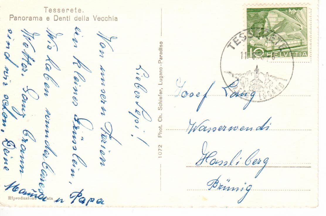 Cartes postales: Tesserete – D'occasion à Wolhusen par Curver9 1