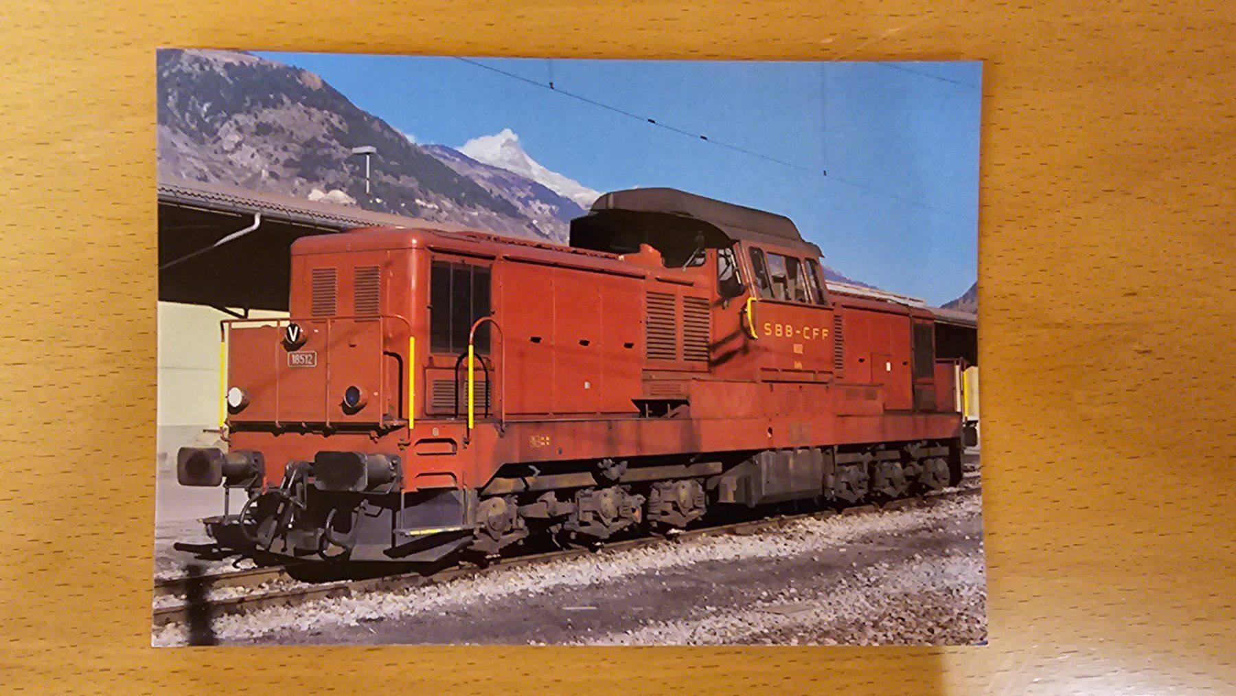 Ansichtskarten: Postkarte SBB Rangierlok Bm 6/6 18512 – Neu (gemäss Beschreibung) aus Matten von MEFEZ