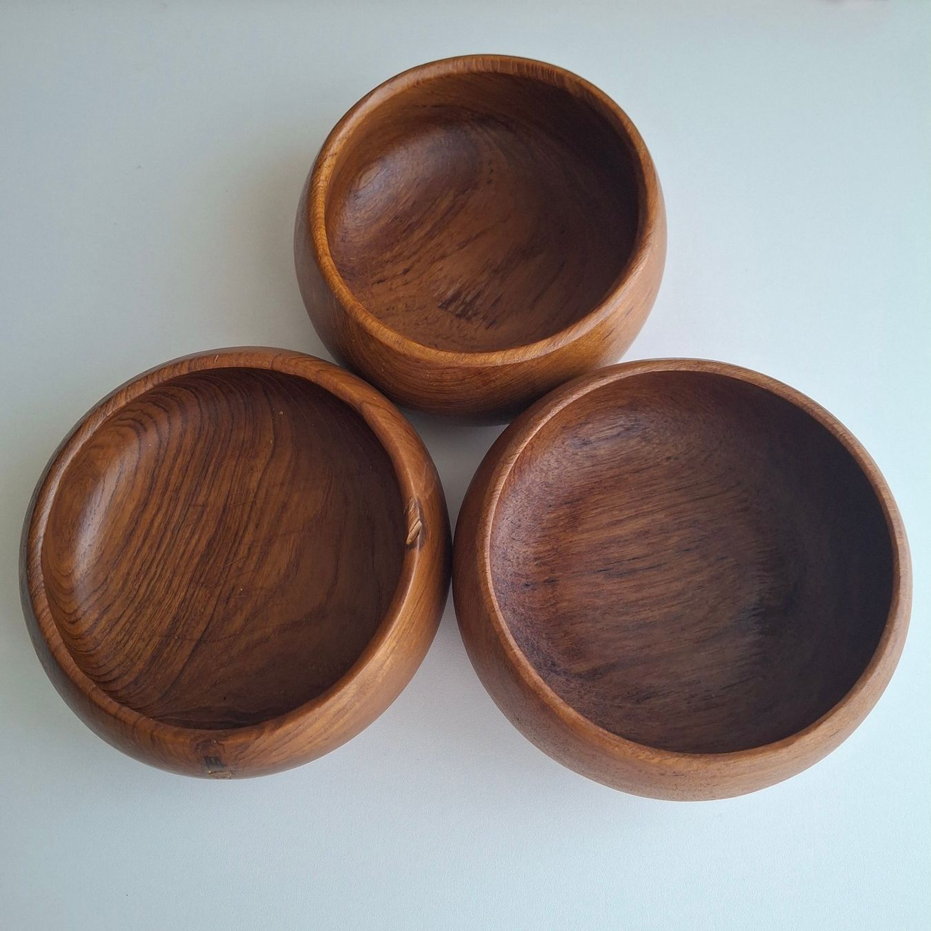 Schalen: Set 3 bols en teak vintage – Gebraucht aus Neuchâtel von Rochawood 1