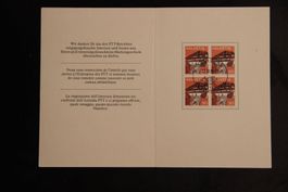 Schweiz - PTT 1981 - Viererblock gestempelt