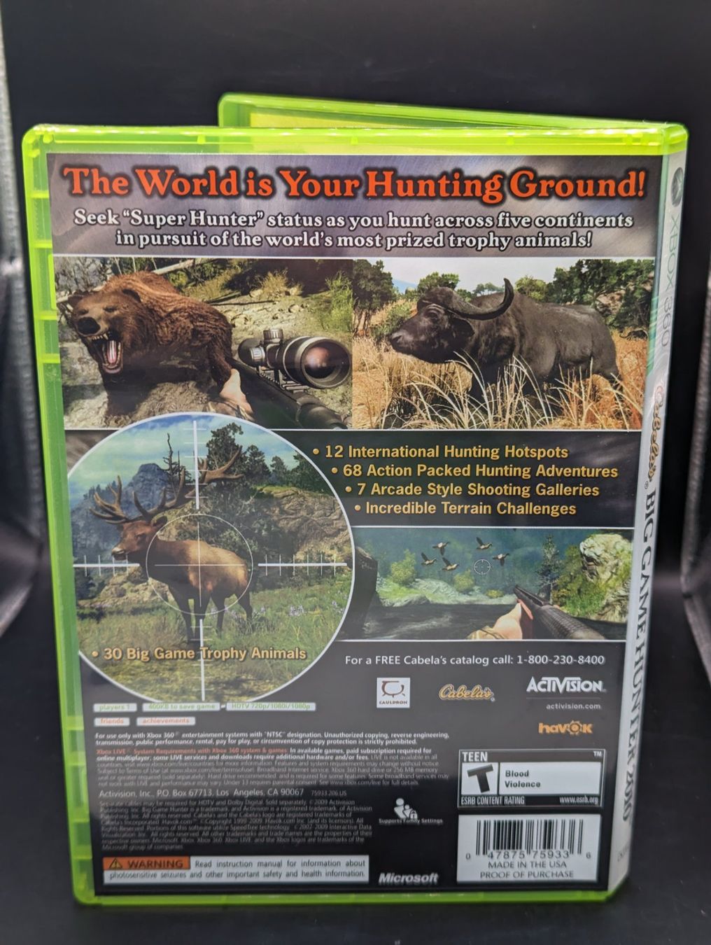 Microsoft Giochi: Cabela's Big Game Hunter 2010 - Xbox 360 Game - NTSC – Usato da Hünenberg See venduto da SpecialEditionGaming 1