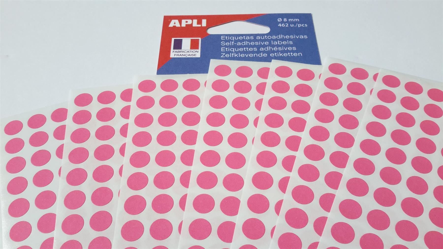 Sticker: Markierungspunkte, rosa, 8mm, 462 Stück – Nuovo e nell'imballaggio originale da St. Gallen venduto da cointec 5