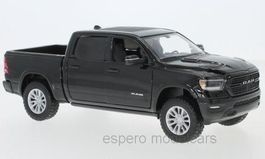 Dodge RAM V 1500 Crew Cab Laramie seit 2018 schwarz 1:24-