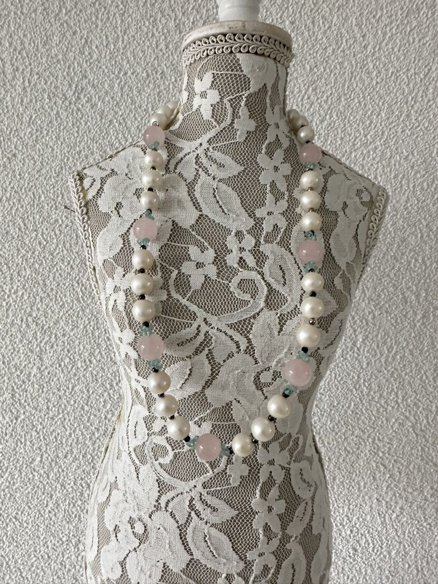 Catenine: Wunderschöne Edelstein-Perlenkette – Nuovo (secondo la descrizione) da St. Margrethen SG venduto da Leila026