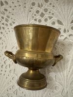 Vintage Messingschale Topf Mit Griff